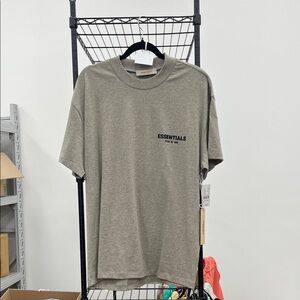 Essentials Heather Gray Short Sleeve Tee